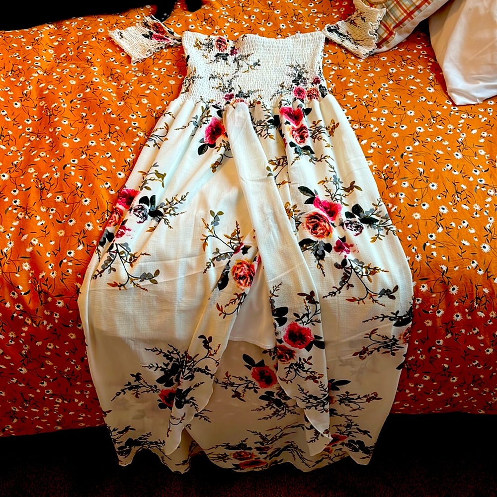 Floral midi dress